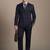 Peaked lapel slim fit 2 piece blazer and trousers suits