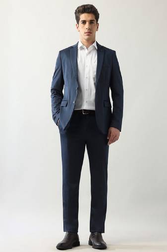 Slim-fit single breasted two piece suit