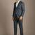 Self design notched lapel slim fit 2 piece suit