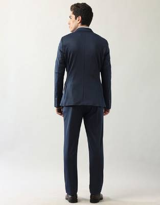 Slim-fit single breasted two piece suit 4