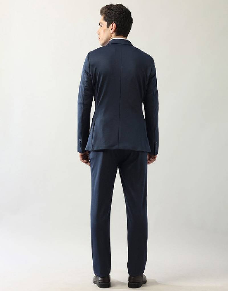 Slim-fit single breasted two piece suit