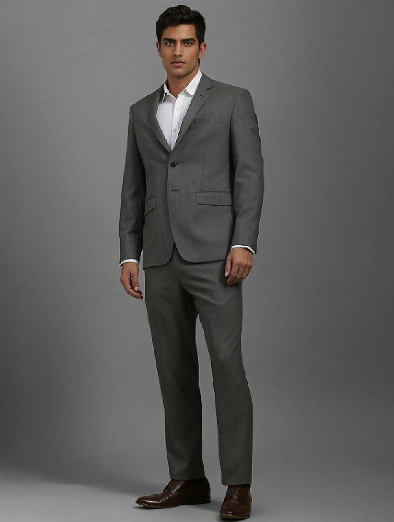 Slim fit two piece suit