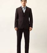 Slim-fit single-breasted three-piece suit