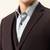Slim-fit single-breasted three-piece suit