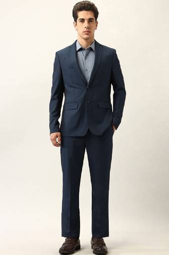 2-pc tailored fit ceremonial single breasted suit