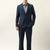 2-pc tailored fit ceremonial single breasted suit