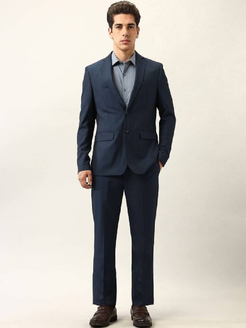 2-pc tailored fit ceremonial single breasted suit