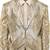 Embroidered single-breasted three-piece suit