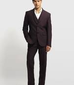 Self design notched lapel 3 piece blazer and waistcoat with trousers suits