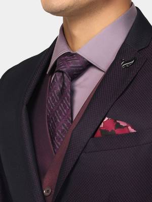 Self design 3 piece slim fit party suits 2