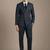 Slim-fit single-breasted two-piece suit