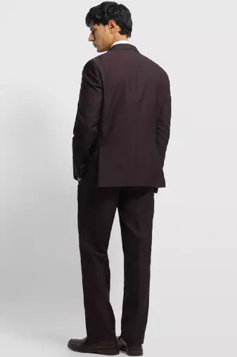 Self design notched lapel 3 piece blazer and waistcoat with trousers suits
