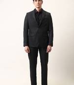 Men ceremonial three piece dobby suit