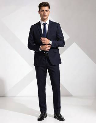Notched lapel 2-piece formal suits 4