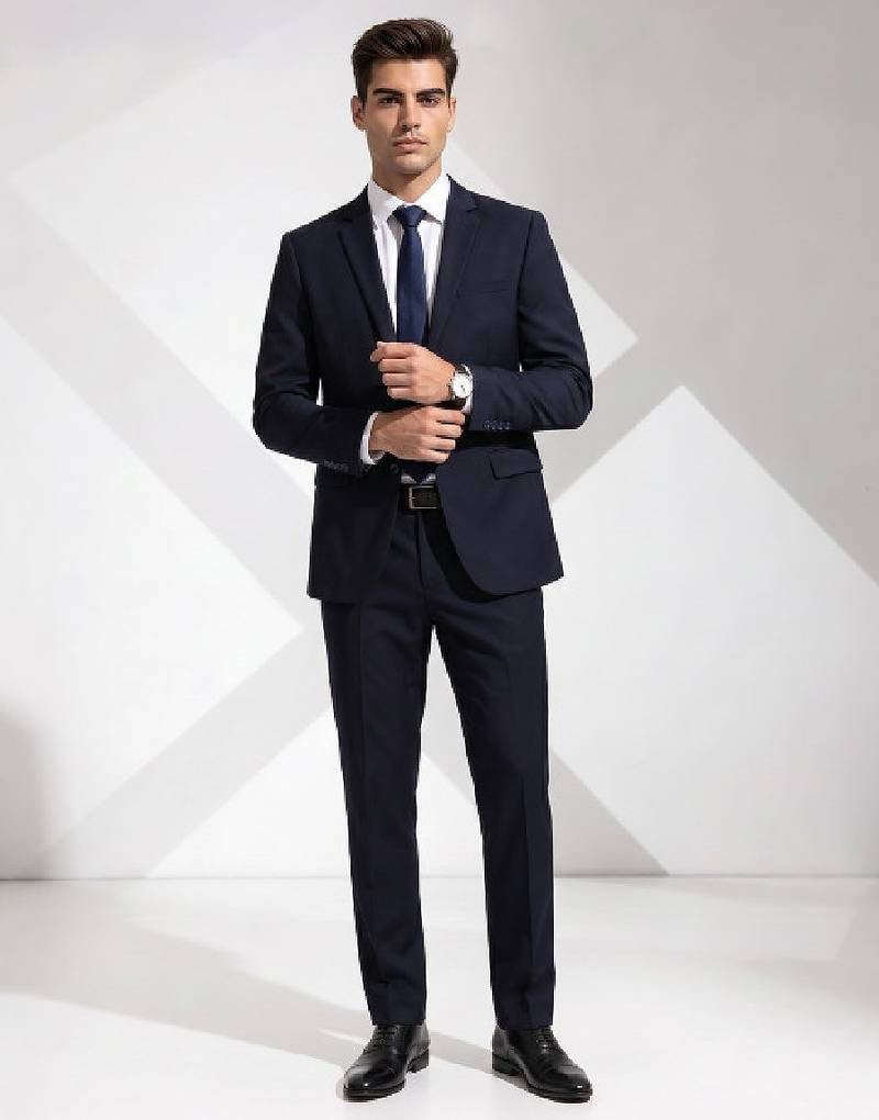 Notched lapel 2-piece formal suits