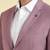 Slim fit single breasted notched collar two piece formal suit