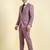 Slim fit single breasted notched collar two piece formal suit