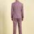 Slim fit single breasted notched collar two piece formal suit