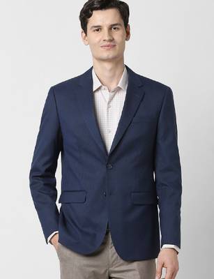 Slim fit single breasted notched collar 2-piece suit 1