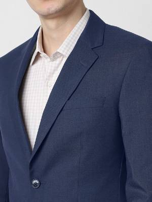Slim fit single breasted notched collar 2-piece suit 2