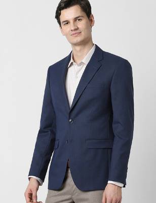 Slim fit single breasted notched collar 2-piece suit 3