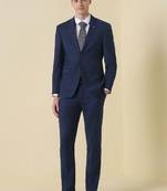 Slim-fit single-breasted two-piece suit