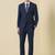 Slim-fit single-breasted two-piece suit