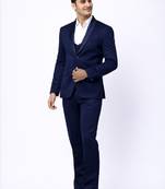 Slim-fit single-breasted three-piece suit