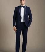 Embellished single-breasted two-piece suit