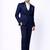 Slim-fit single-breasted three-piece suit