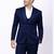 Slim-fit single-breasted three-piece suit