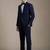 Embellished single-breasted two-piece suit