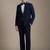 Embellished single-breasted two-piece suit
