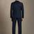 Slim-fit single-breasted two-piece suit