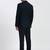 Textured slim-fit single-breasted three-piece formal suits