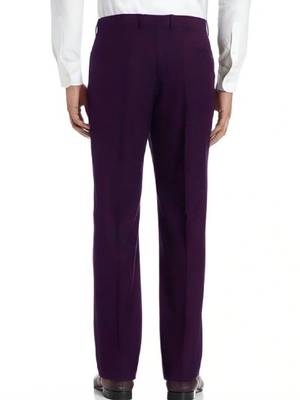 Men regular-fit single-breasted two-piece suit 3