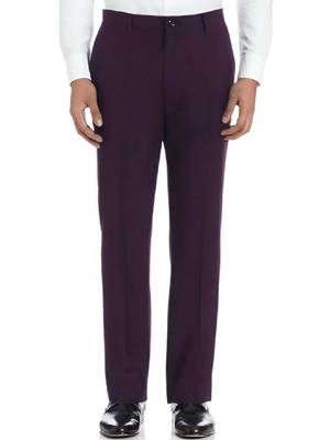 Men regular-fit single-breasted two-piece suit 4