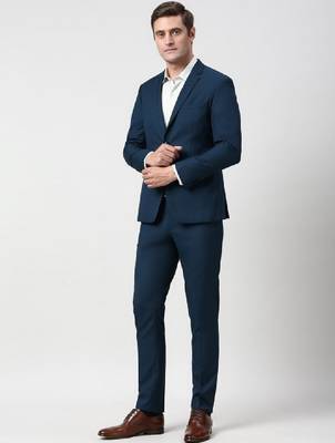 Slim-fit single-breasted two-piece suit 2