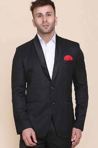 Single breasted notched lapel 2-piece suit