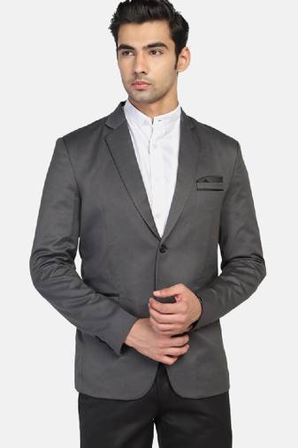Men single breasted notched lapel 2 piece suit