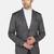 Men single breasted notched lapel 2 piece suit