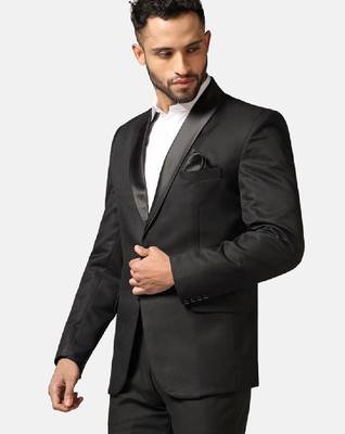 Slim-fit single-breasted two-piece suit 1
