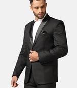 Slim-fit single-breasted two-piece suit