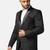 Slim-fit single-breasted two-piece suit