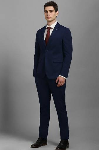 Super slim fit single breasted notched collar 2-piece suit