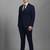 Super slim fit single breasted notched collar 2-piece suit