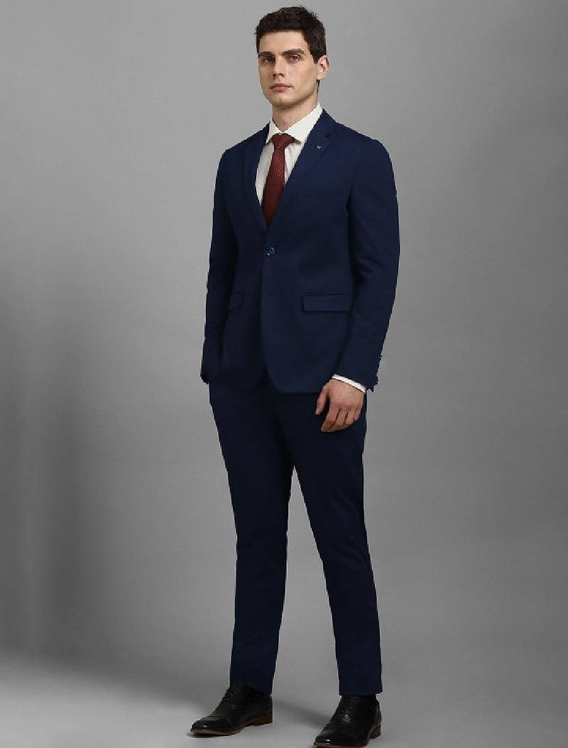 Super slim fit single breasted notched collar 2-piece suit