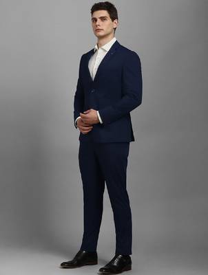 Super slim fit single breasted notched collar 2-piece suit 4