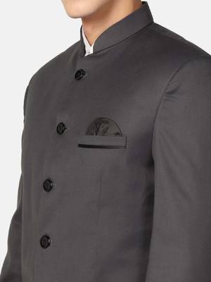 Men bandhgala 2 piece long sleeves suits 2