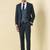 Slim-fit single-breasted three-piece suit